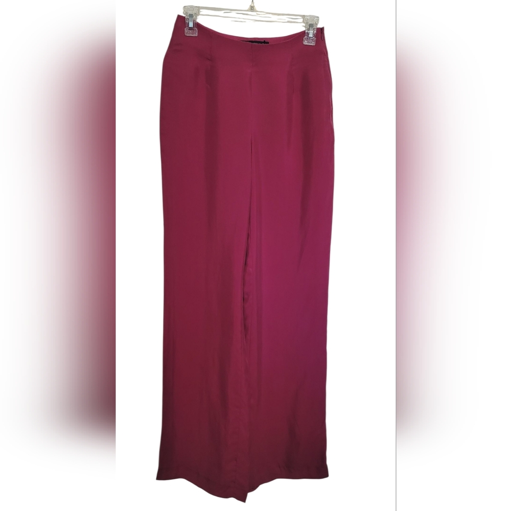 Zara Woman Wide Leg Pants - Vibrant Pink NWT